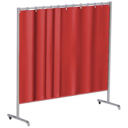 Schermo mobile arancione CE a tenda H 2.000 x L 2.150 mm,