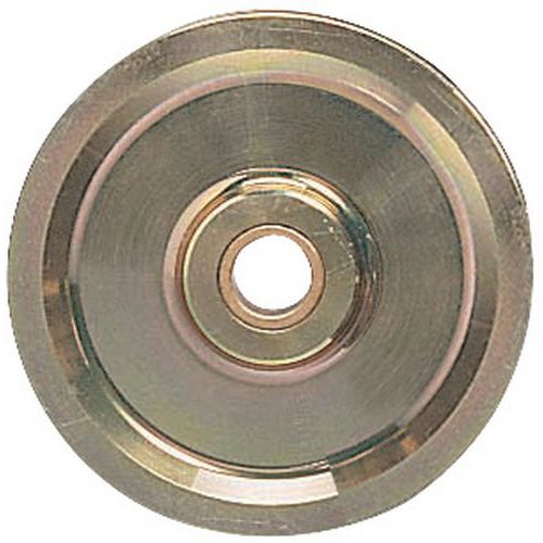 Puleggia acciaio Ï Cavo 9/10 C con anello di bronzo Ale=20,