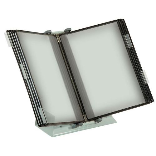 Leggio Sterifold in metallo + 10 tasche e perni in metallo,