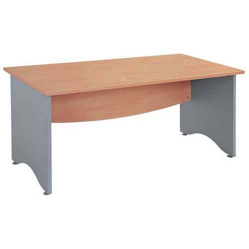 Scrivania Diritta L140 Base Allu Faggio Gamma Galaxy,