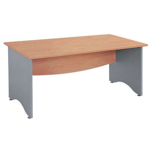 Scrivania Diritta L160 Base Allu Faggio Gamma Galaxy,