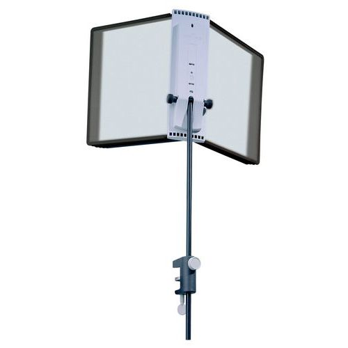 Sistema di consultazione 10 cartelline + morsa,