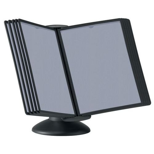 Leggio da tavolo girevole Sherpa Motion colore nero,