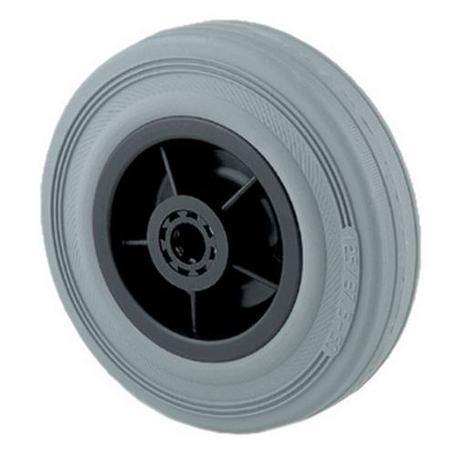 Rotella con battistrada in gomma Portata: 70 kg l tot.:35 mm,