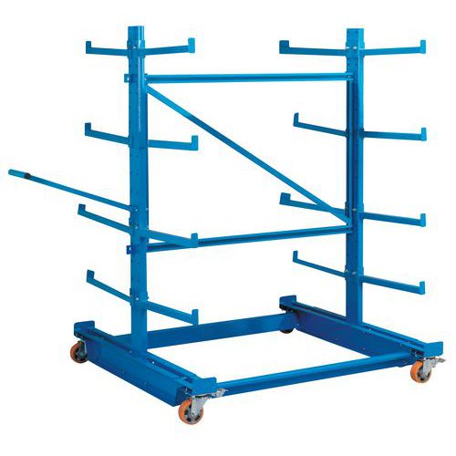 Cantilever mobile su due lati 1750x1000x1200,