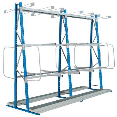 Elemento partenza verticale due lati 3 liv 2500x1500x500 mm,