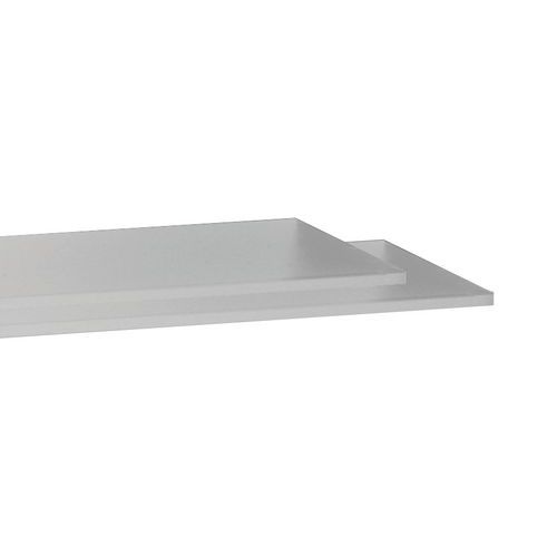 MENSOLA LEGNO L80 CM ALLUMINIO,