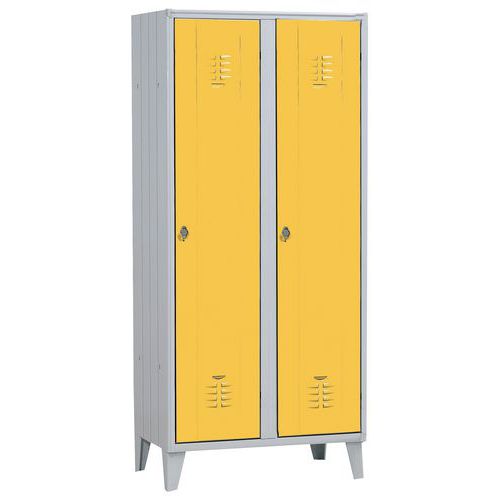 Arm. spogl. sporco/pulito 2 posti RAL101 8 dim.: 80x50x180,