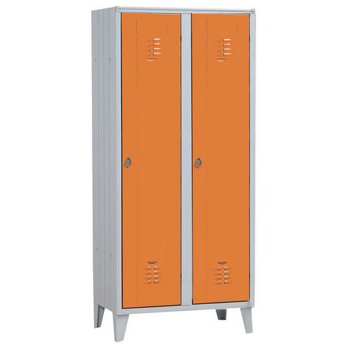 Arm. spogl. sporco/pulito 2 posti RAL200 9 dim.: 80x50x180,