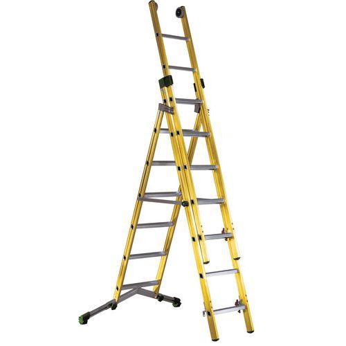 SCALA VETROPRIMA TRE RAMPE M. 3,80/9,00,