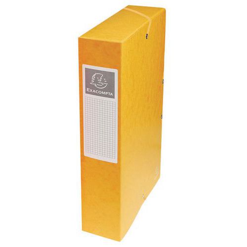 Scatola di archiviazione giallo dorso 60,