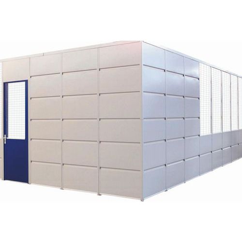 Divisorio Lamiera h 2500mm Larghezza=1000mm Blu,