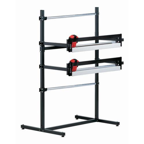 Svolgitore doppio con larghezza di taglio 125 mm rullo di diametro 800 mm,