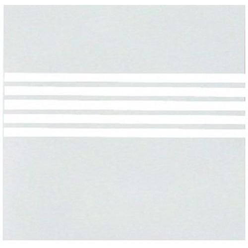 Adesivo di segnalazione, 5 strisce bianche con larghezza di 13 mm.,