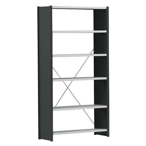 Multi-Fix elemento di partenza chiuso 2500x1000 antracite/grigio,