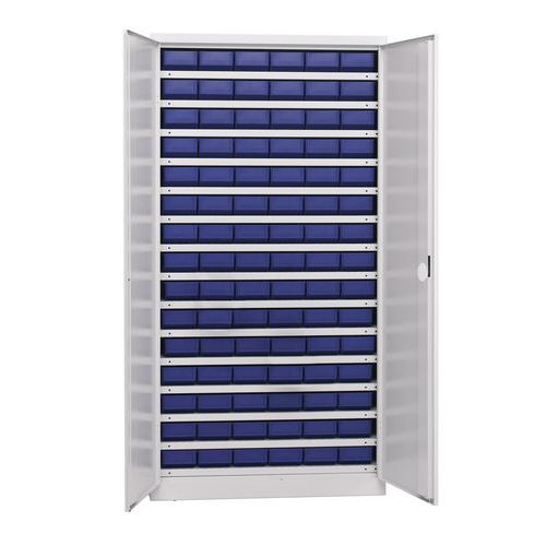 Armadio Officina Grigio Chiaro Hxp=1950X540Mm, 90 Conten.,