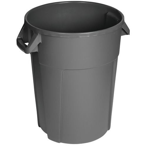 Contenitore rotondo 120 l Grigio,
