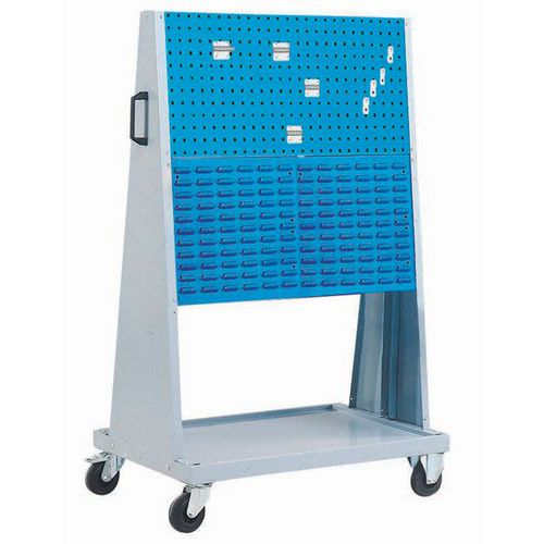 Carrello Con Piastra Perfo® E L Tot:610 H Tot:1600,