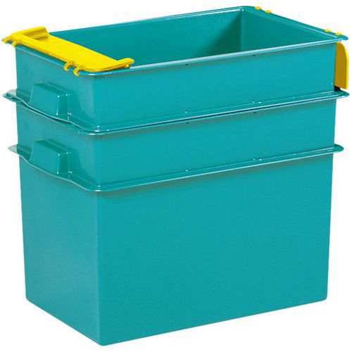 Contenitore Impilabile H Tota:410 Colore:Verde,