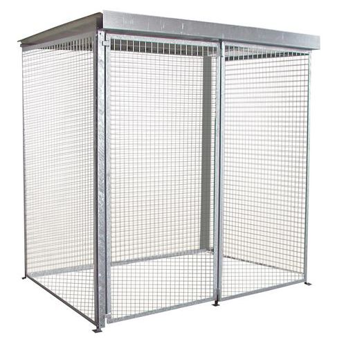 Cabina 2 porte per 48 bombole di gas,