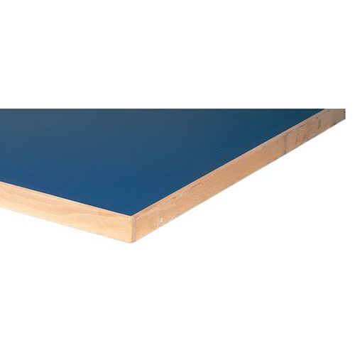 Ripiano per banco blu - Larghezza: 150 cm - Mat.: formica,