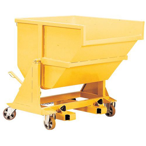 Cassonetto Rinf.To Acciaio Lac 550L-Su Ruote-Tipo Rm,