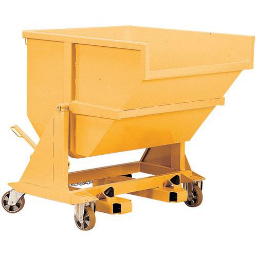 Cassonetto Rinf.To Acciaio Lac 750L-Su Ruote-Tipo Rm,