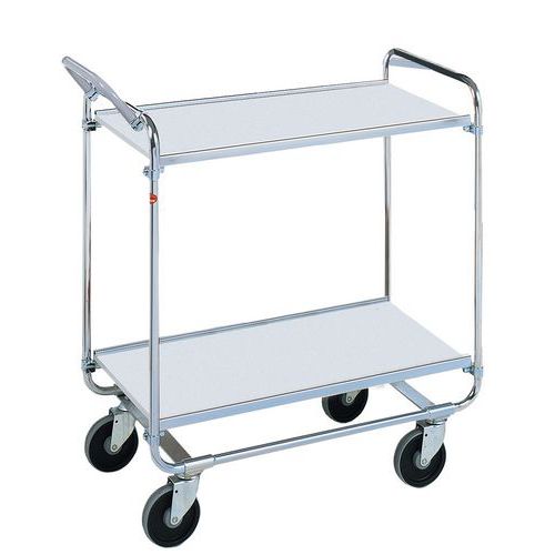 Carrello 2 Ripiani Portata=150Kg 450X1000 mm,