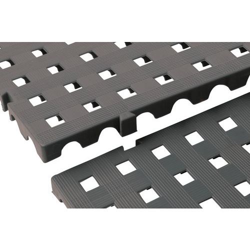 Piastrelle Grigliatealta Resist. grigio scuro 50X50cm,