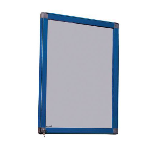 Bacheca Antares blu 6 A4 Altezza 71 cm,
