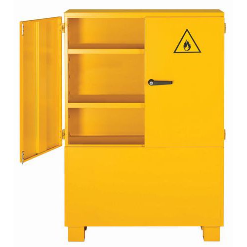 Armadio di protezione 2 Ripiani 100L Con Estintore,