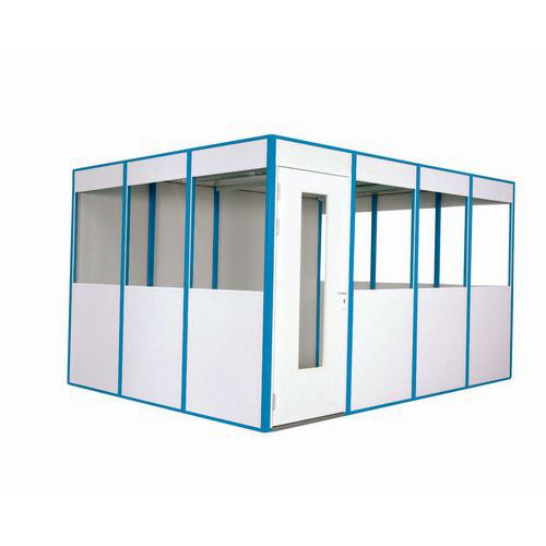 Box Ufficio In Melaminico Blu ASSEMBLE COLORI S BLEU,