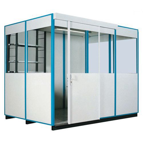 Cabine-Ufficio Per Officina Me laminico Porta TE BLU,