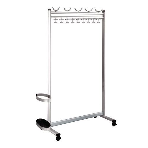 Stand porta-abiti mobile in alluminio Tipo: Multiline Larghezza:100 cm,