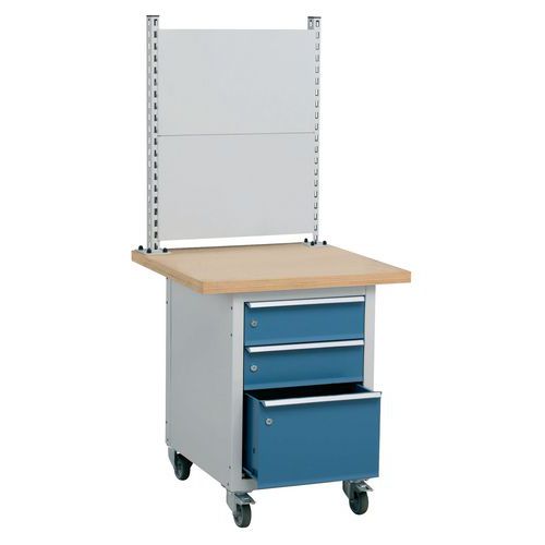 Postazione Di Qualità Mobile 3 Cassetti Multi stra 750X750X1,