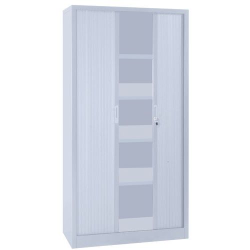 Armadio con ante a serranda smontabile A1.980 X L1.200 grigio,