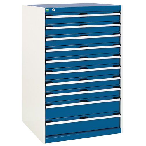 Armadio Da Officina A Più Cassetti H:8 X 10 Prof: 75 cm,