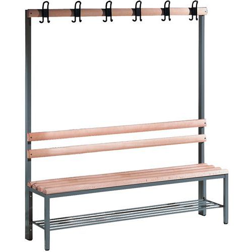 Panca con 6 appendiabiti ,