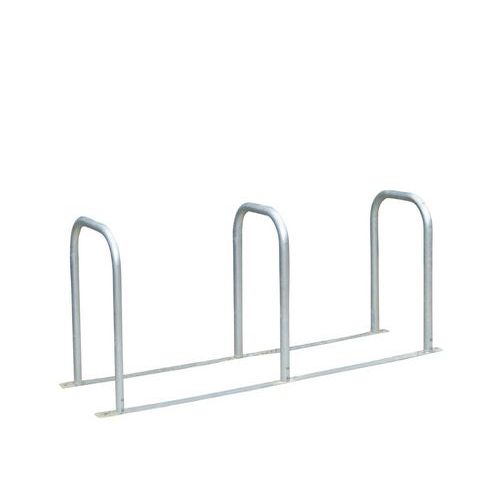 Portabiciclette a U - 3 posti lung. tot.: 3980 Alt. Tot.: 855,