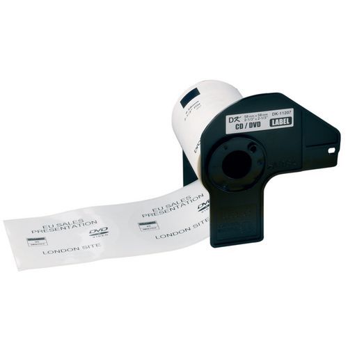 Nastro Brother Dk Colore Bianco 17 mm x 54 mm,