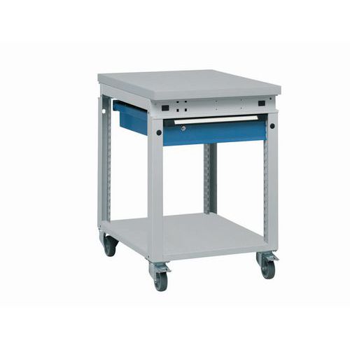 Carrello mobile larghezza 605 - 1 cassetto laminato,