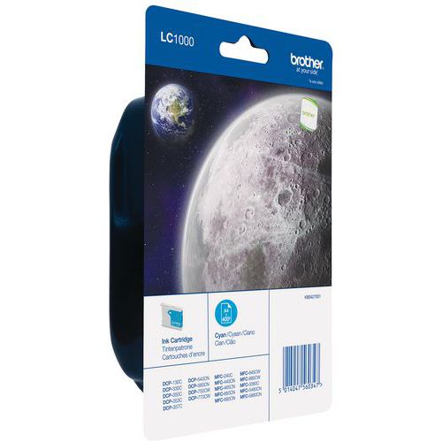 Cartuccia d'inchiostro LC-1000 - Ciano - Brother,