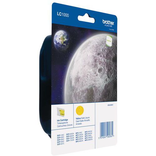 Cartuccia d'inchiostro LC-1000 - Giallo - Brother,