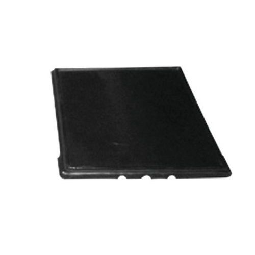 Ripiano portagrucce in plastica nera,