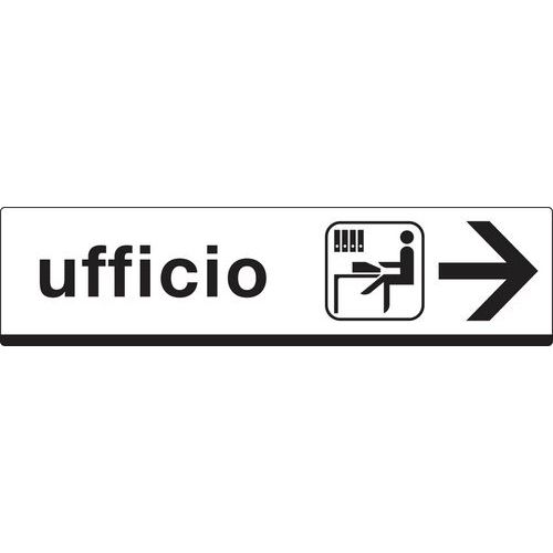 VSafety, cartello di emergenza con freccia verso il basso, 450