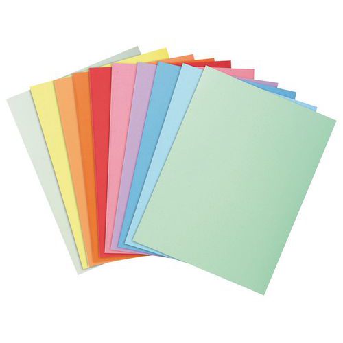 Set di 100 cartelline Super da 160 g in colori assortiti,