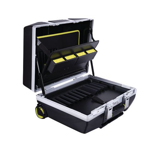 Valigetta trolley + porta- porta-utensili 25x41x48,5 cm,