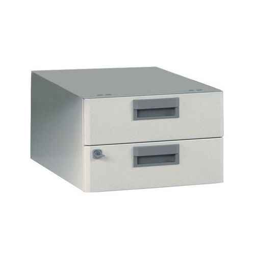 Blocco 2 cassetti altezza 220 mm,