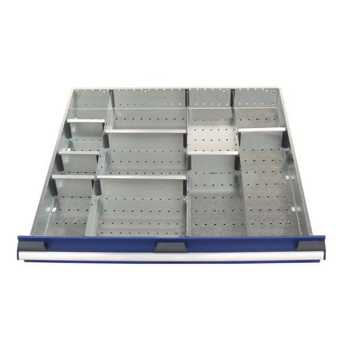 11 scomparti per cassetto LxPxA: 800x750x150 mm,