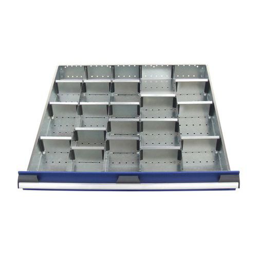 22 scomparti per cassetto LxPxA: 800x750x150 mm,